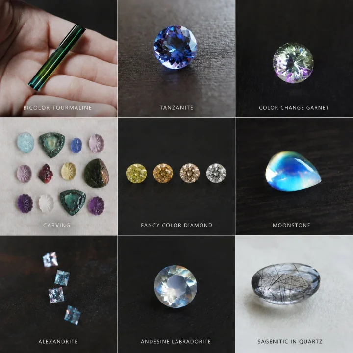 STONE marchéの様々な宝石ルース