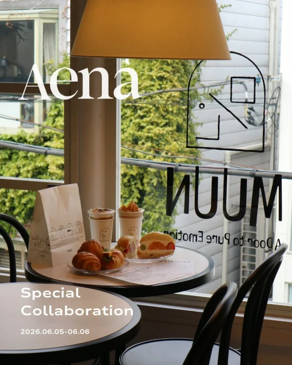 Muun Seoulコラボのスイーツとドリンク