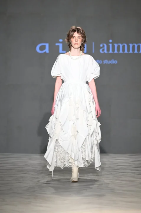 Vancouver Fashion Week出展衣装(白いドレス)