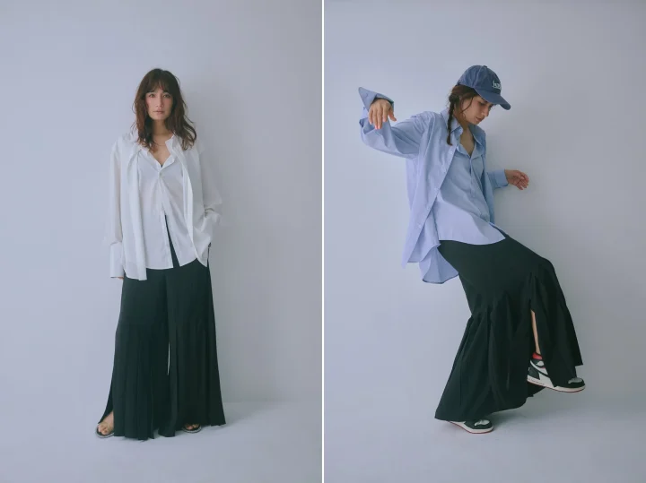 コラボレーションアイテムの着用イメージ