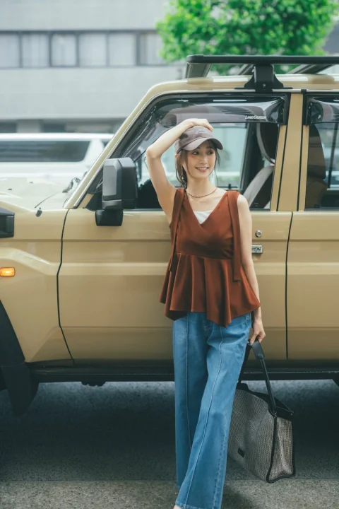 フェミニン派着回し for DRIVE