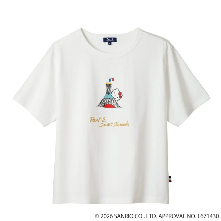 ハローキティコラボTシャツ（キナリ）