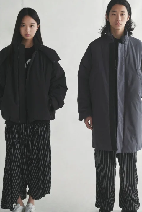 機能素材のコートとブルゾン