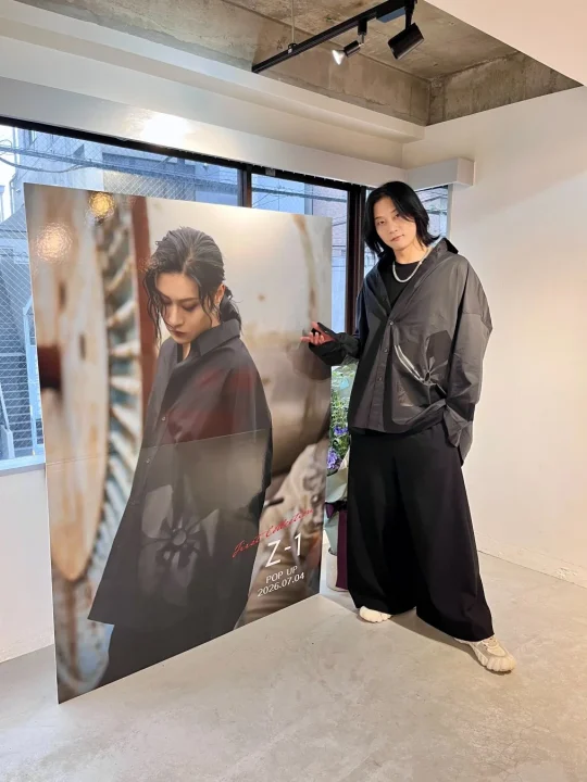 橋本全一氏とZ-1ポスター