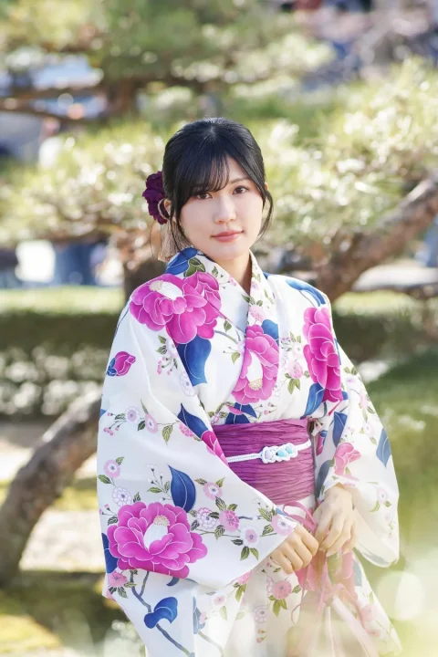 若山莉久さん 浴衣