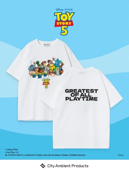 トイ・ストーリー5 キャラクター集合デザインTシャツ