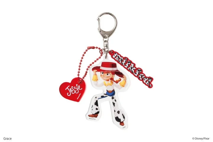 JESSIE / HEART KEYCHAIN