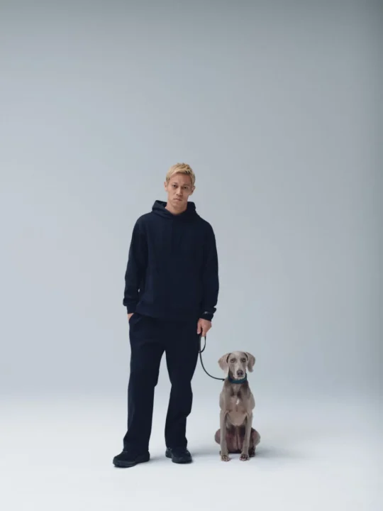 男性と犬