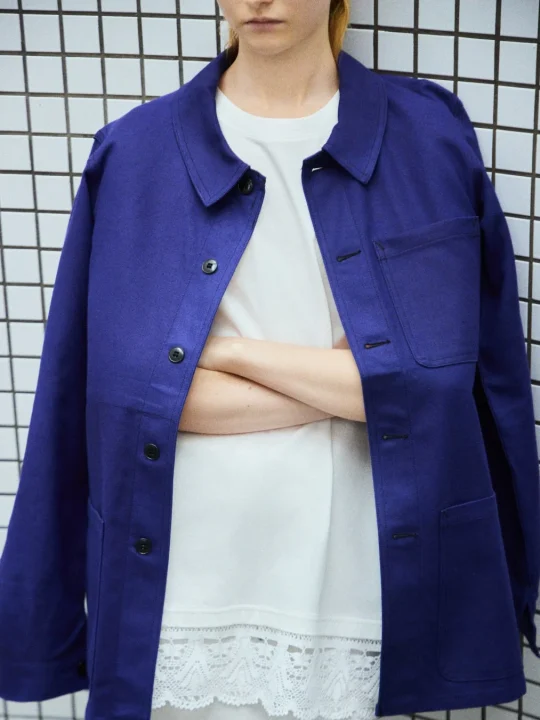 Kilometre Parisの青いジャケット