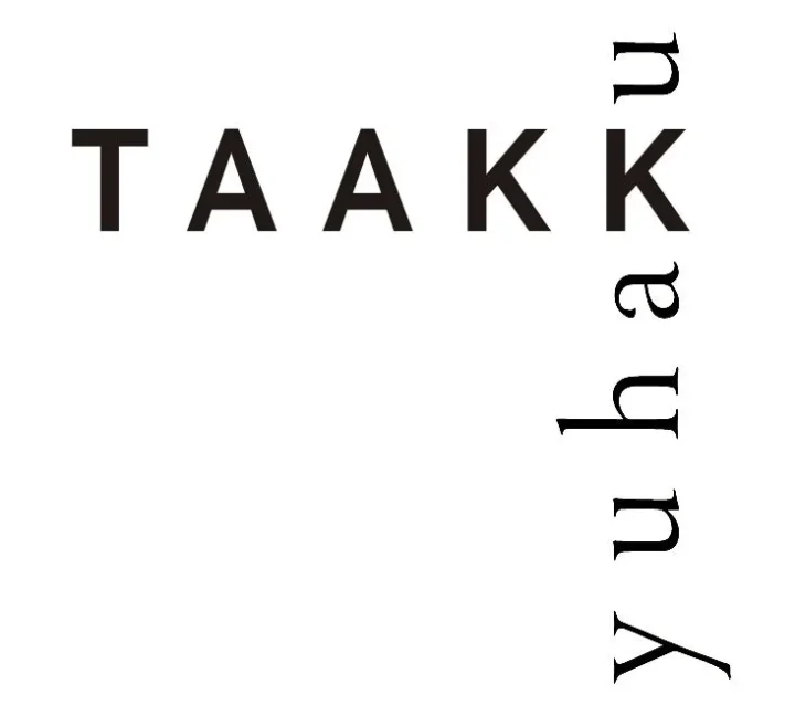 TAAKKとyuhakuのコラボレーションロゴ