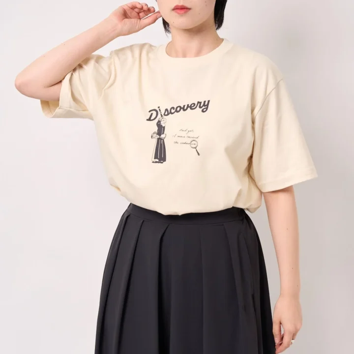 ガリレオTシャツ（アイボリー）着用イメージ