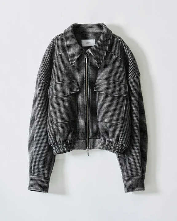 WOOL BLEND CROPPED JACKET (カラーバリエーション)