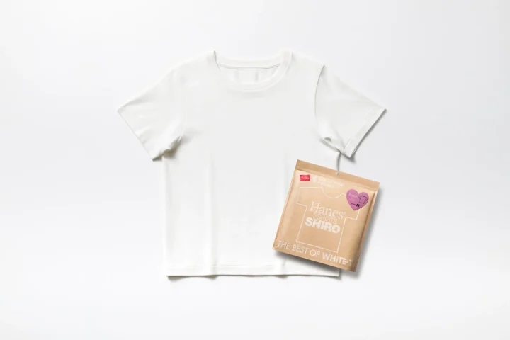 Hanes SHIRO for HER クルーネックTシャツ パッケージ