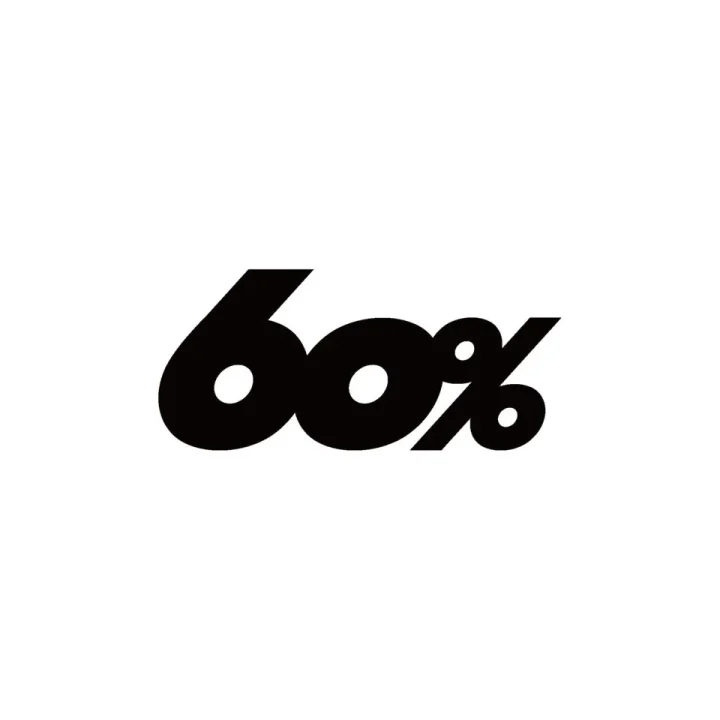 60%ロゴ