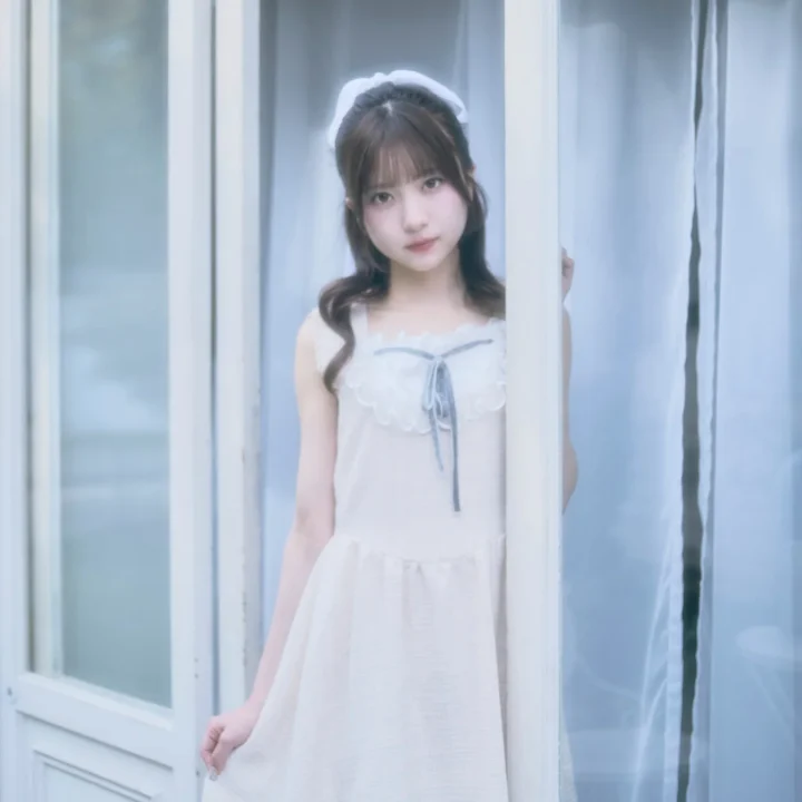 窓辺に立つ橋本菜々子氏