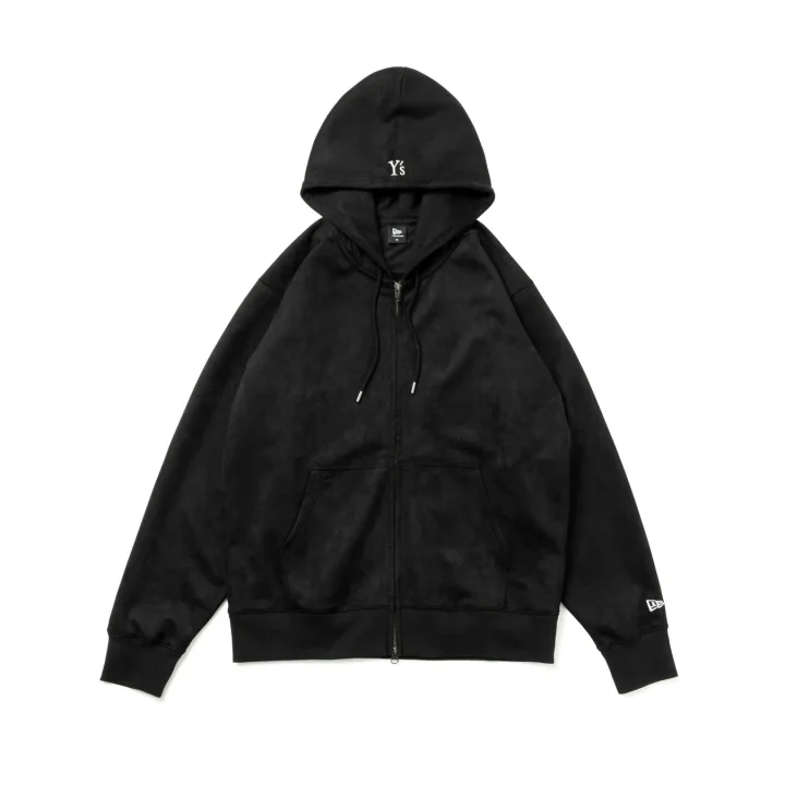 Suede Full-Zip Hoodie