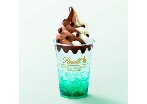 リンツ チョコミントソーダフロート