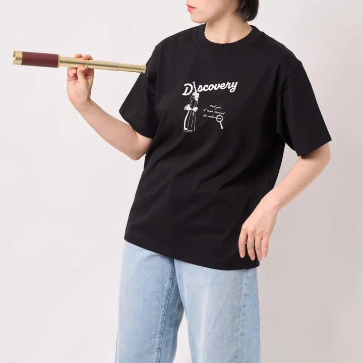 ガリレオTシャツ（ブラック）着用イメージ