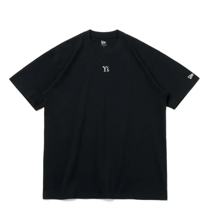 Y's × NEW ERA® Short Sleeve Cotton Tee ブラック