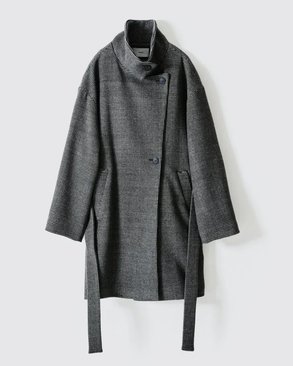 STAND COLLAR WOOL COAT (カラーバリエーション)