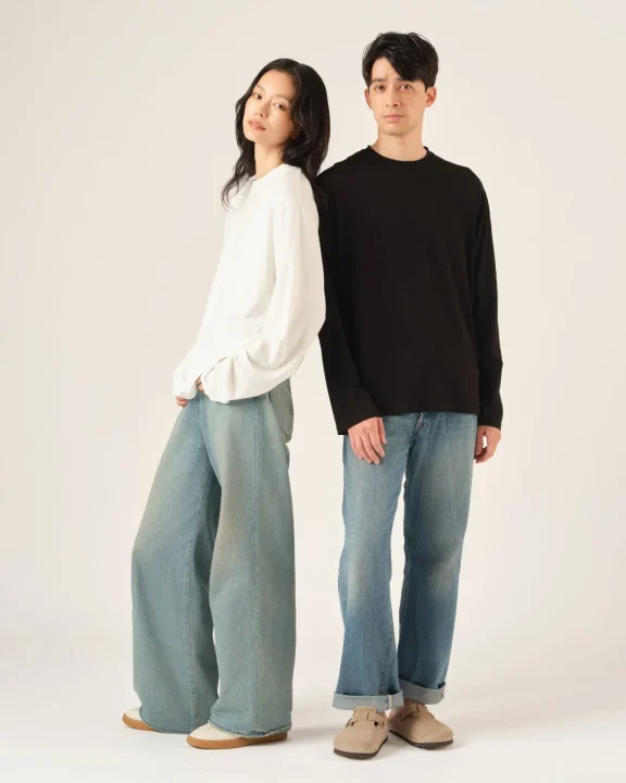 MB別注 ロングスリーブTシャツ 白黒