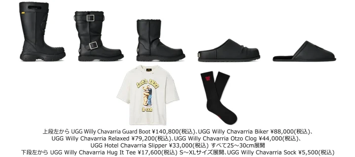 UGG Willy Chavarria コラボレーションコレクション