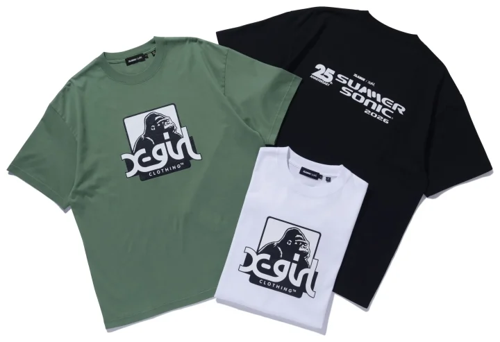 XLARGE x-girl SUMMER SONIC 2026 コラボTシャツ