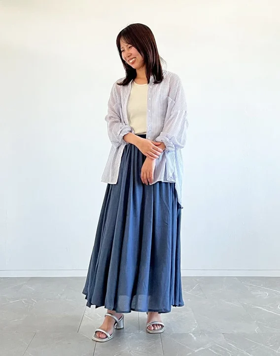 軽羽織 夏の着回しイメージ