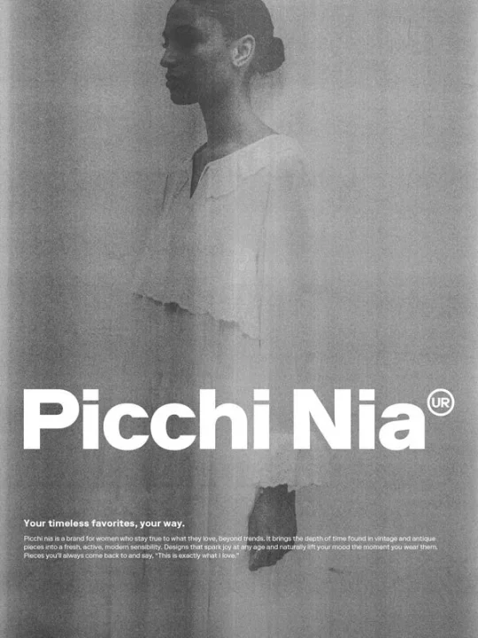 Picchi Nia ファッション広告