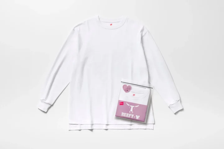 Hanes BEEFY-T for HER ボリュームスリーブTシャツ パッケージ