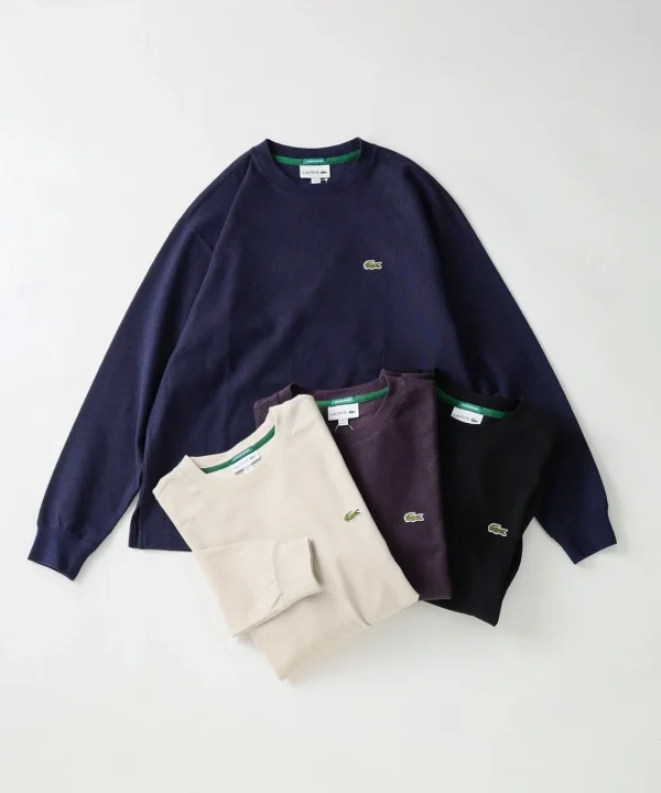 Milano Rib Crew Neck Long Sleeve T-shirt 4色