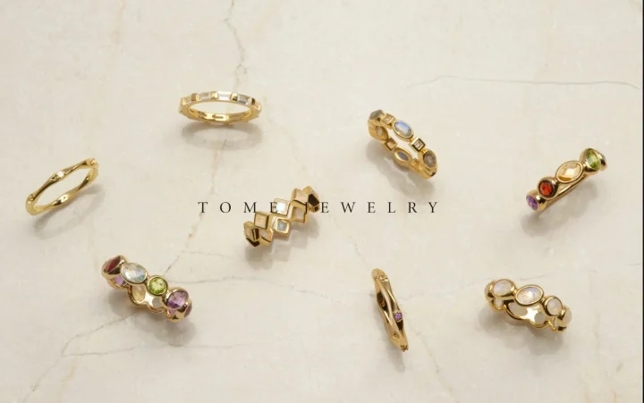TOME JEWELRYの天然石リング