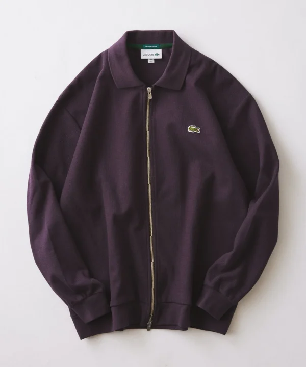 Milano Rib FULL ZIP Cardigan パープル