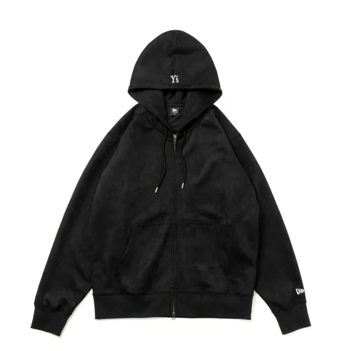 Y's × NEW ERA® Suede Full-Zip Hoodie