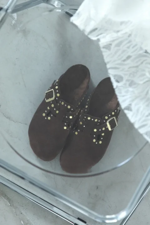 ブラウンのBIRKENSTOCK Boston