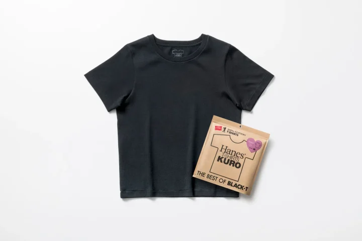 Hanes KURO for HER クルーネックTシャツ パッケージ