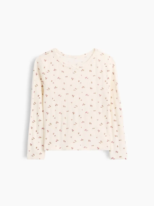 ポインテール リブTシャツ