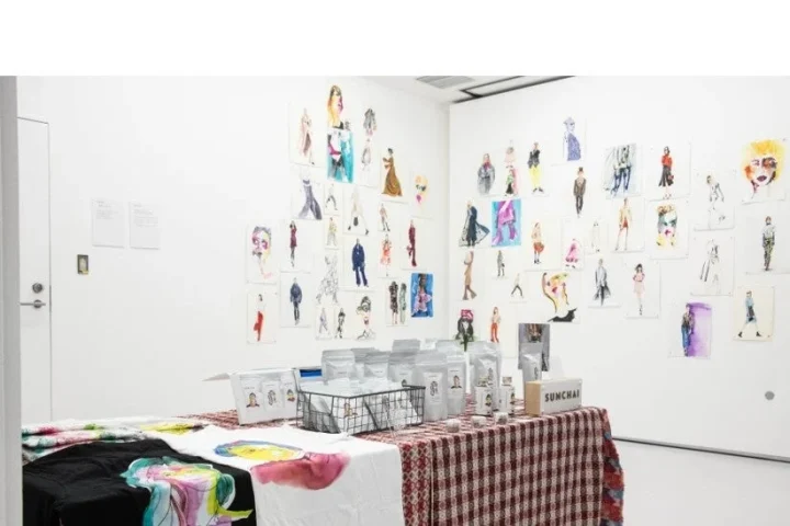 展示作品の様子