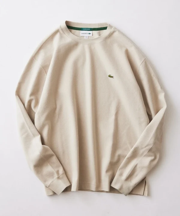 Milano Rib Crew Neck Long Sleeve T-shirt ベージュ