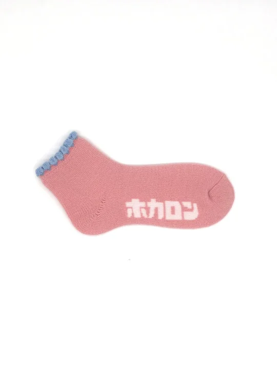 ピンクのホカロンソックス