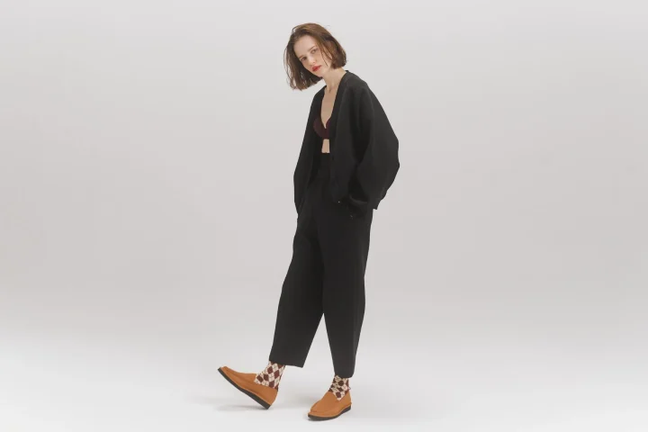 ＜ECOPET Yarn＞V-NECK CARDIGAN
