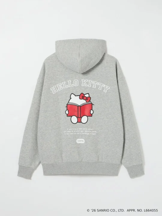 ハローキティ バックプリントパーカー