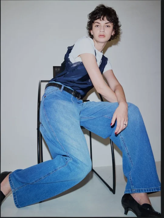 Wrangler×Ameri CURVE DENIM PANTS