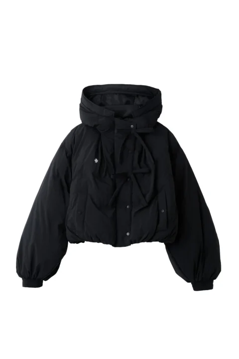 Balloon Short Puffer Jacket (BLK)