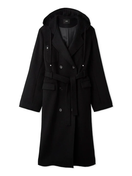 Hooded Long Coat (BLK)