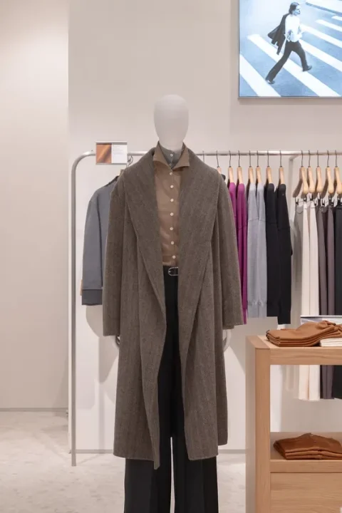 Herring Double Luxe Shawl Coat