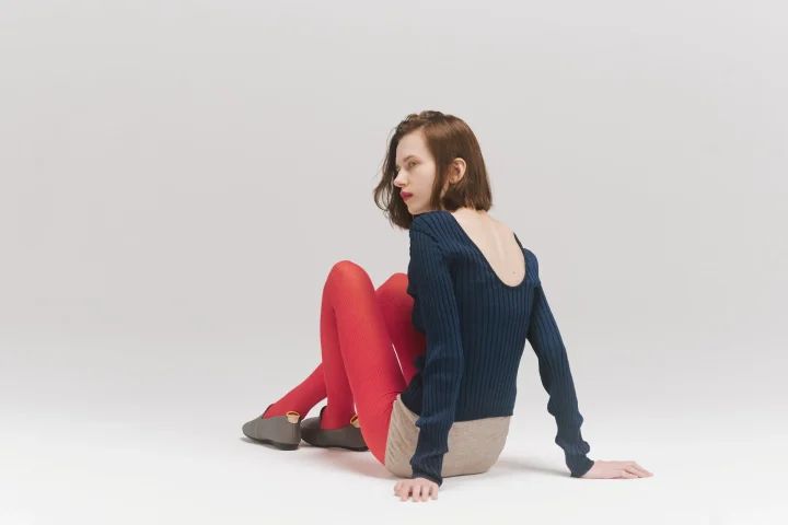 ＜UMILE Yarn＞RIB PULLOVER