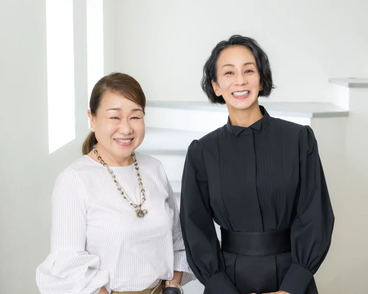栗原登志恵さんと中村江里子さんの写真