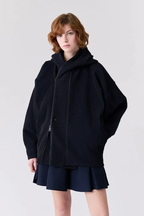 PADDED HYPHA HOODIE BOMBER JACKET