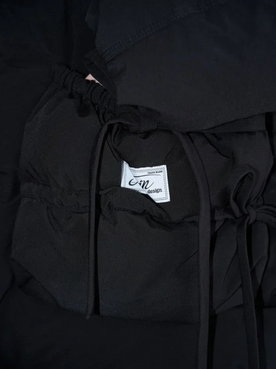 Ribbon Pocket Puffer Jacket (Detail)
